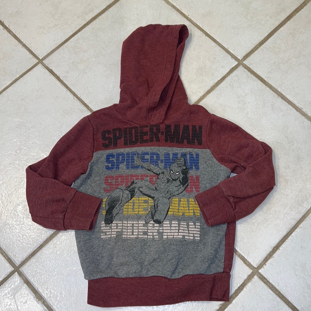 Marvel Spider-Man hoodie. Little boys size 5